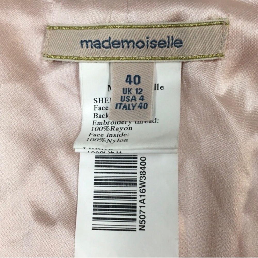 Mademoiselle Tulle Lace Embroidered Skirt 4 Pink Balletcore Romantic Feminine - Picture 10 of 13